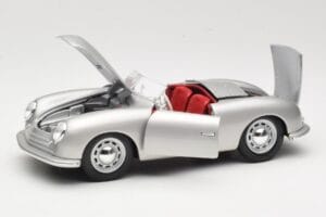 Porsche No. 1 Typ 356 Roadster Ezüst Maisto 1:18 50324 Fém – 2. kép a 8-ből