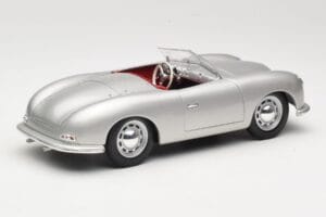 Porsche No. 1 Typ 356 Roadster Ezüst Maisto 1:18 50324 Fém – 3. kép a 8-ből