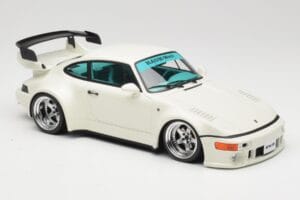 Porsche RWB 911 964 Flat Nose Grand Prix White GT Spirit 1:18 GT506 Gyanta – 4. kép a 6-ből