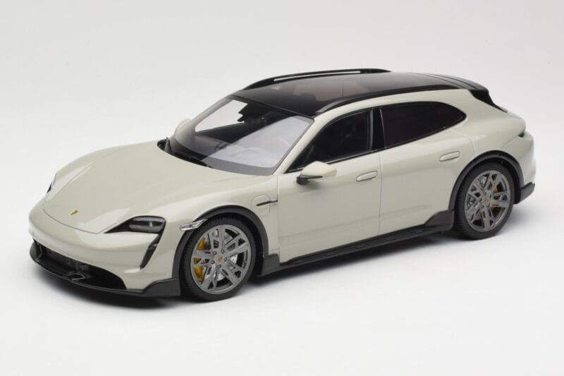 Porsche Taycan Cross Turismo Turbo S Chalk Grey Minichamps 1:18 155069302 Fém