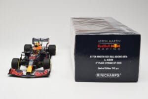 Red Bull Racing RB16 #23 A. Albon 4th Place Styrian GP 2020 Minichamps 1:18 110200223 Fém – 6. kép a 6-ből