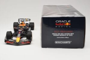 Red Bull Racing RB19 #1 M. Verstappen Winner Monaco GP 2023 Minichamps 1:18 110230701 Fém – 6. kép a 6-ből