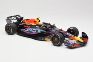 Red Bull Racing RB19 #11 S. Perez 2nd Place Miami GP 2023 Minichamps 1:18 110230511 Fém – 4. kép a 6-ből