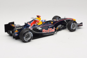 Red Bull RB1 Cosworth #14 D. Coulthard Red Bull Racing Showcar 2005 Minichamps 1:18 100050084 Fém – 2. kép a 7-ből
