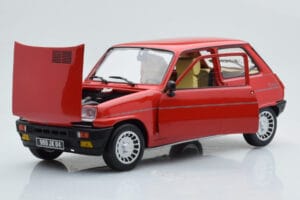 Renault 5 Alpine Turbo Piros Norev 1:18 185243 Fém – 2. kép a 8-ből