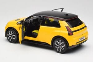 Renault 5 E-Tech Pop Sárga & Fekete Norev 1:18 185500 Fém – 5. kép a 8-ből