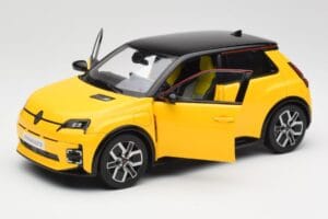 Renault 5 E-Tech Pop Sárga & Fekete Norev 1:18 185500 Fém – 7. kép a 8-ből