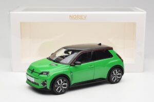 Renault 5 E-Tech Electric Pop Zöld & Fekete Norev 1:18 185502 Fém – 8. kép a 8-ből