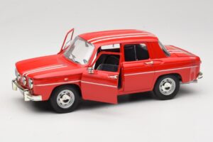 Renault 8 Gordini Piros Solido 1:18 9018-M1 Fém – 2. kép a 8-ből