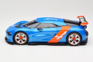 Alpine A110-50 Kék & Narancs Norev 1:18 185147 Fém – 3. kép a 6-ből