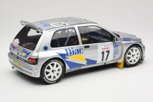 Renault Clio Maxi #17 J. Ragnotti / G. Thimonier Tour de Corse 1995 Otto 1:12 G090 Gyanta – 2. kép a 6-ből