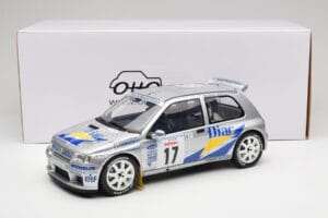 Renault Clio Maxi #17 J. Ragnotti / G. Thimonier Tour de Corse 1995 Otto 1:12 G090 Gyanta – 6. kép a 6-ből