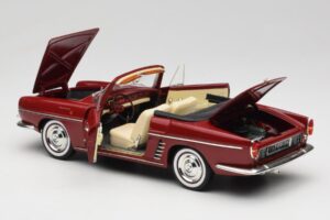 Renault Floride Kabrió Piros Norev 1:18 185175 Fém – 5. kép a 8-ből