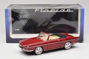 Renault Floride Kabrió Piros Norev 1:18 185175 Fém – 8. kép a 8-ből