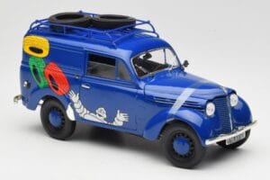 Renault Juvaquatre Michelin Blue Solido 1:18 82008 Fém – 5. kép a 8-ből