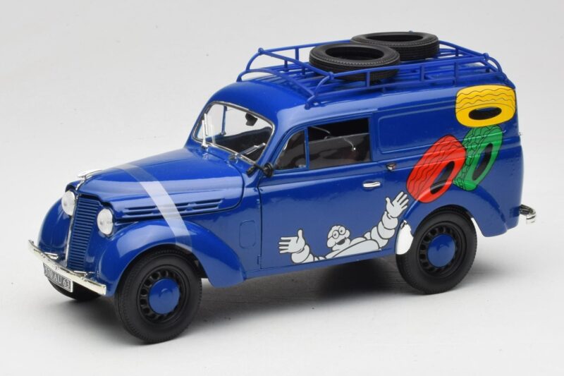 Renault Juvaquatre Michelin Blue Solido 1:18 82008 Fém