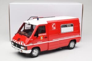 Renault Master T30 VSAB Tűzoltóság Piros Otto 1:18 OT1107 Gyanta – 6. kép a 6-ből