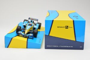 Renault R25 #5 F. Alonso 2nd Place British GP 2005 Minichamps 1:18 147051105 Fém – 6. kép a 6-ből