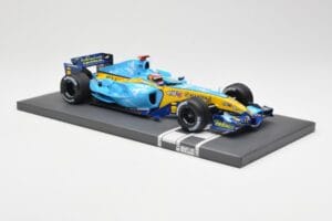 Renault R25 #5 F. Alonso 2nd Place British GP 2005 Minichamps 1:18 117051105 Fém – 4. kép a 6-ből
