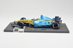 Renault R25 #5 F. Alonso 2nd Place British GP 2005 Minichamps 1:18 117051105 Fém
