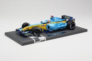 Renault R25 #5 F. Alonso 2nd Place British GP 2005 Minichamps 1:18 117051105 Fém – 5. kép a 6-ből
