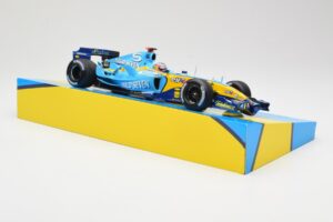 Renault R25 #5 F. Alonso 2nd Place British GP 2005 Minichamps 1:18 147051105 Fém – 4. kép a 6-ből