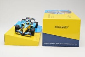 Renault R26 #1 F. Alonso F1 World Champion Brazilian GP 2006 Minichamps 1:18 147061801 Fém – 6. kép a 6-ből