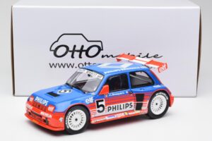 Renault R5 Maxi Turbo #5 Philips J-L. Busquet Superproduction 1987 Otto 1:18 OT1094 Gyanta – 6. kép a 6-ből