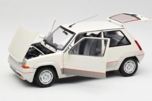 Renault Super 5 GT Turbo Phase 1 Gyöngyház Fehér Norev 1:18 185200 Fém – 2. kép a 8-ből