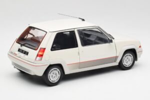 Renault Super 5 GT Turbo Phase 1 Gyöngyház Fehér Norev 1:18 185200 Fém – 3. kép a 8-ből