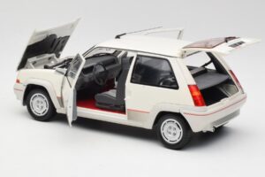 Renault Super 5 GT Turbo Phase 1 Gyöngyház Fehér Norev 1:18 185200 Fém – 5. kép a 8-ből