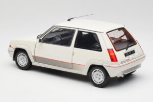 Renault Super 5 GT Turbo Phase 1 Gyöngyház Fehér Norev 1:18 185200 Fém – 7. kép a 8-ből