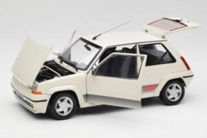 Renault Super 5 GT Turbo Phase 2 Gyöngyház Fehér Norev 1:18 185206 Fém – 2. kép a 8-ből