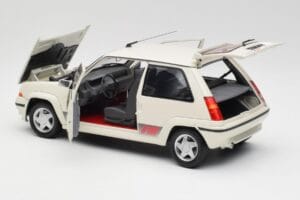 Renault Super 5 GT Turbo Phase 2 Gyöngyház Fehér Norev 1:18 185206 Fém – 5. kép a 8-ből