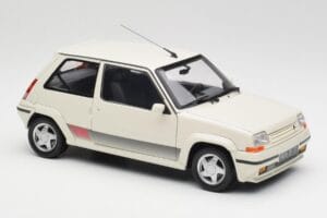 Renault Super 5 GT Turbo Phase 2 Gyöngyház Fehér Norev 1:18 185206 Fém – 6. kép a 8-ből