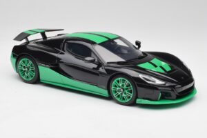 Rimac Nevera Record Monochrome Fekete GT Spirit 1:18 GT916 Gyanta – 4. kép a 6-ből