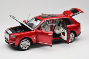 Rolls-Royce Cullinan Piros Shadow Wheels Felnikkel OEM 1:18 028-18A Fém – 2. kép a 8-ből