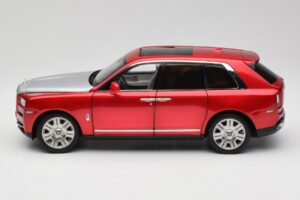 Rolls-Royce Cullinan Piros Shadow Wheels Felnikkel OEM 1:18 028-18A Fém – 4. kép a 8-ből