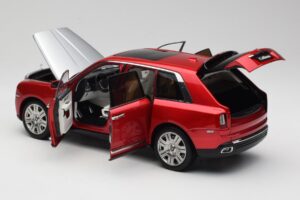 Rolls-Royce Cullinan Piros Shadow Wheels Felnikkel OEM 1:18 028-18A Fém – 5. kép a 8-ből