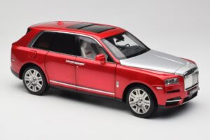 Rolls-Royce Cullinan Piros Shadow Wheels Felnikkel OEM 1:18 028-18A Fém – 6. kép a 8-ből