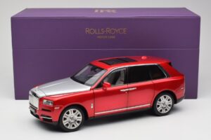 Rolls-Royce Cullinan Piros Shadow Wheels Felnikkel OEM 1:18 028-18A Fém – 8. kép a 8-ből