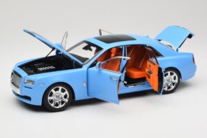 Rolls-Royce Ghost Series I Világoskék Kyosho 1:18 08802LB Fém – 2. kép a 8-ből