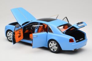 Rolls-Royce Ghost Series I Világoskék Kyosho 1:18 08802LB Fém – 5. kép a 8-ből
