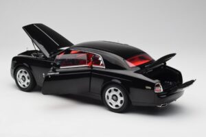 Rolls-Royce Phantom Coupe Diamond Fekete Kyosho 1:18 08862DBK Fém – 5. kép a 8-ből