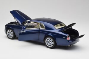 Rolls-Royce Phantom Coupe Metropolitan Kék Kyosho 1:18 08862BLM Fém – 5. kép a 8-ből