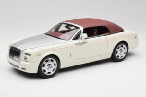 Rolls-Royce Phantom Drophead Coupe English Fehér Kyosho 1:18 08871EW2 Fém – 3. kép a 10-ből