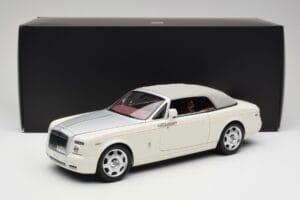 Rolls-Royce Phantom Drophead Coupe English Fehér Kyosho 1:18 08871EW2 Fém – 10. kép a 10-ből