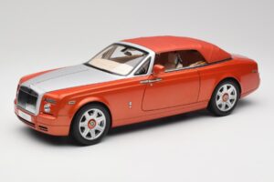 Rolls-Royce Phantom Drophead Coupe Mandarin Narancssárga Kyosho 1:18 08871P Fém – 3. kép a 10-ből