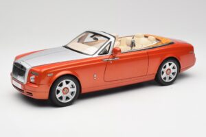 Rolls-Royce Phantom Drophead Coupe Mandarin Narancssárga Kyosho 1:18 08871P Fém