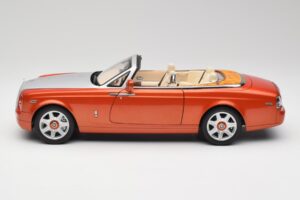 Rolls-Royce Phantom Drophead Coupe Mandarin Narancssárga Kyosho 1:18 08871P Fém – 6. kép a 10-ből